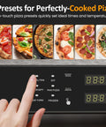 Sunvivi Electric Indoor Pizza Oven: Countertop Pizza Maker with 6 Presets