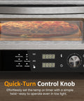 Sunvivi Electric Indoor Pizza Oven: Countertop Pizza Maker with 6 Presets