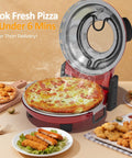 Sunvivi Electric Indoor Pizza Oven: Countertop Pizza Maker with Temp Control Knob Heats up to 770??¨¬H Portable Pizza