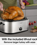 Sunvivi Electric Roaster Turkey Roaster Oven 18-28QT