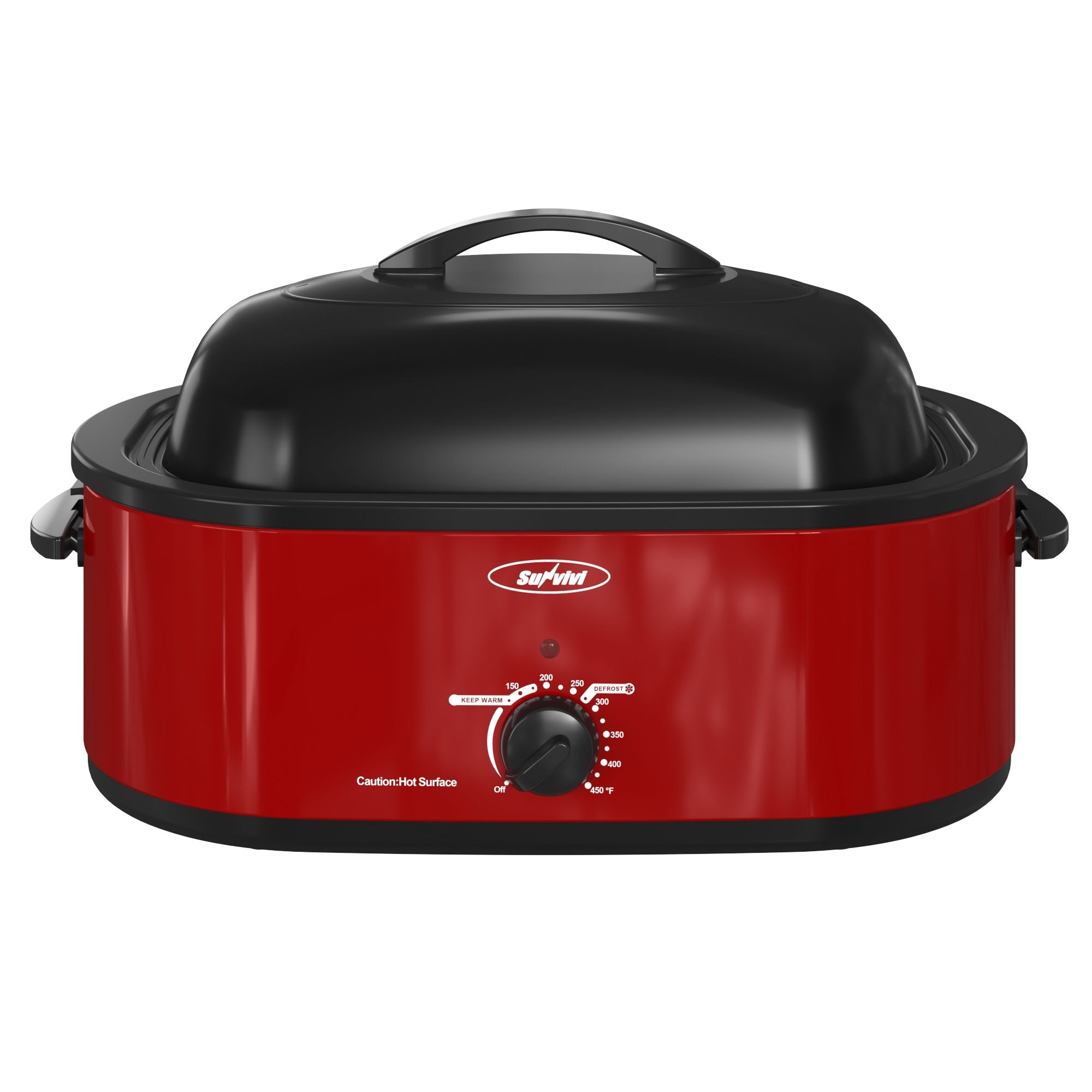 Sunvivi Electric Roaster Turkey Roaster Oven 18-28QT - 20 QT / Red
