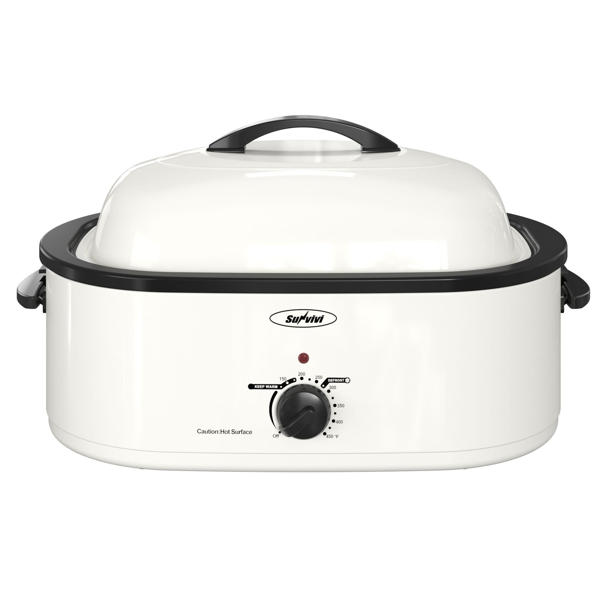 Sunvivi Electric Roaster Turkey Roaster Oven 18-28QT - 20 QT / White