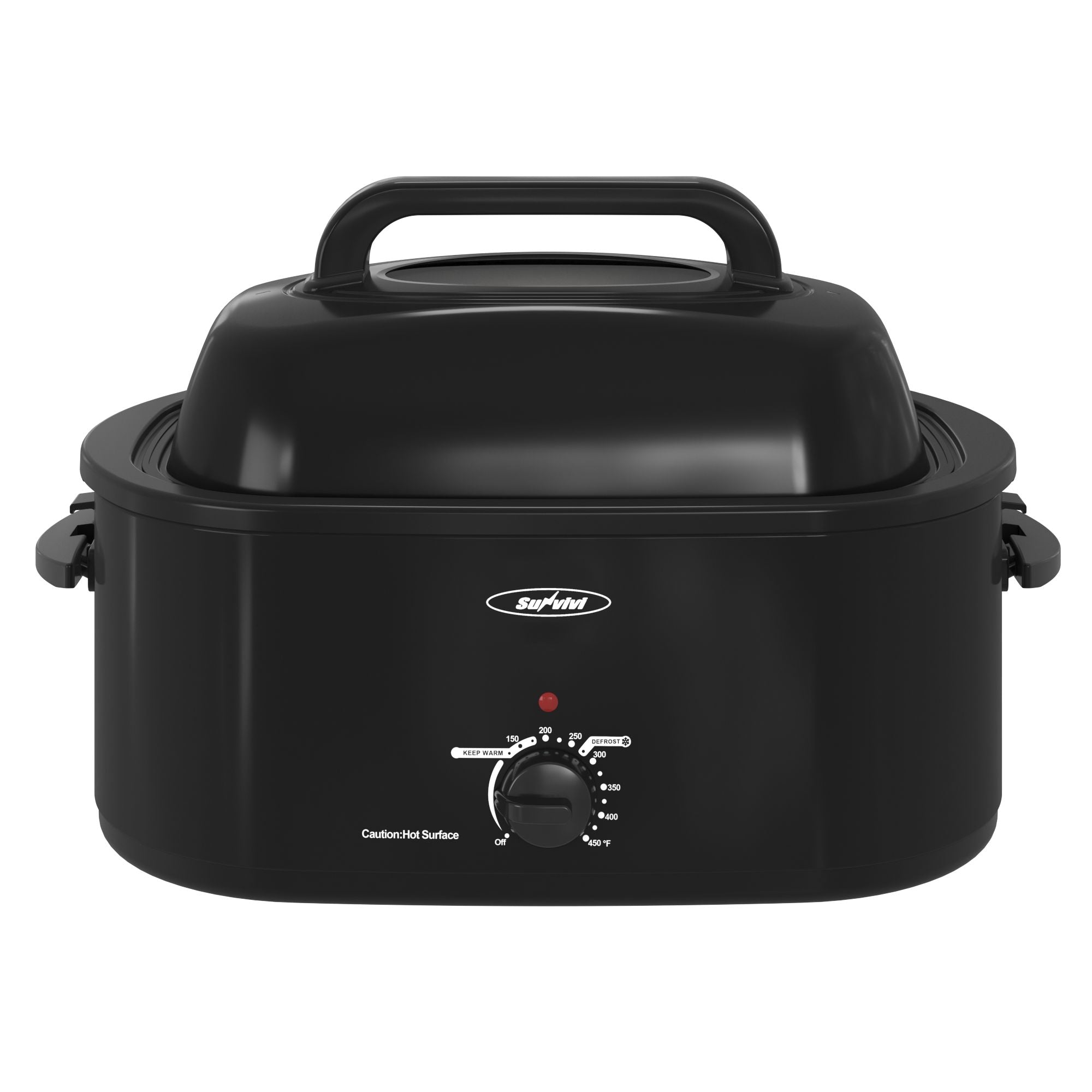 Sunvivi Electric Roaster Turkey Roaster Oven 18-28QT - 26 QT / Black