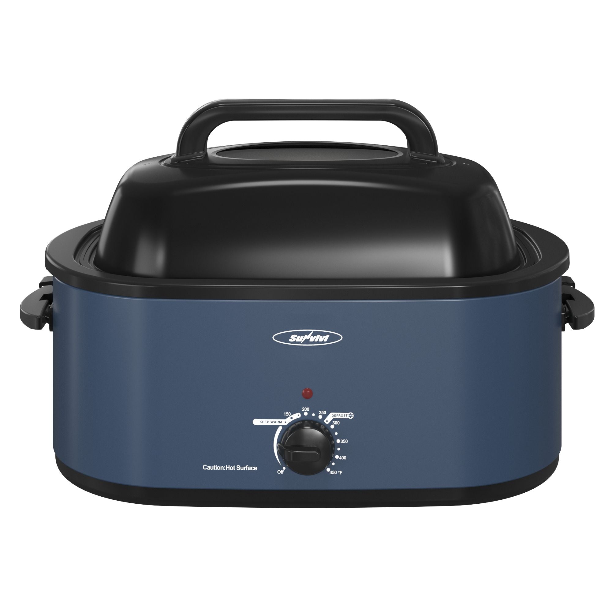 Sunvivi Electric Roaster Turkey Roaster Oven 18-28QT - 26 QT / Blue