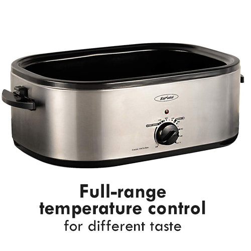 Sunvivi Electric Roaster Turkey Roaster Oven 18-28QT