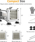 Sunvivi French Fry Cutter Stainless Steel Potato Slicer