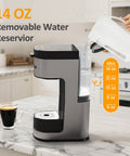 Sunvivi Iced & Hot Coffee Maker: Single Serve Coffee Maker with 3 Brewing Options for K Pod Ground Coffee & Tea