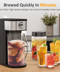 Sunvivi Iced Tea Maker with 2.5-Quart Pitcher Iced Coffee Brewing Maker - Iced Tea Machines