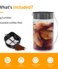 Sunvivi Iced Tea Maker with 2.5-Quart Pitcher Iced Coffee Brewing Maker - Iced Tea Machines