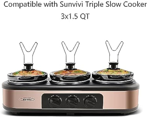 Sunvivi Nylon Heat-Resistant Spoons Set of 3 - 1 Set(3 pieces)
