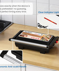 Sunvivi Panini Press Sandwich Maker: Electric Panini Press Grill with Locking Lid Portable Indoor Panini Maker