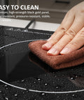 Sunvivi Portable Dual Induction Cooktop Commercial-Grade Electric Countertop Burner with Timer Induction Hot Plate