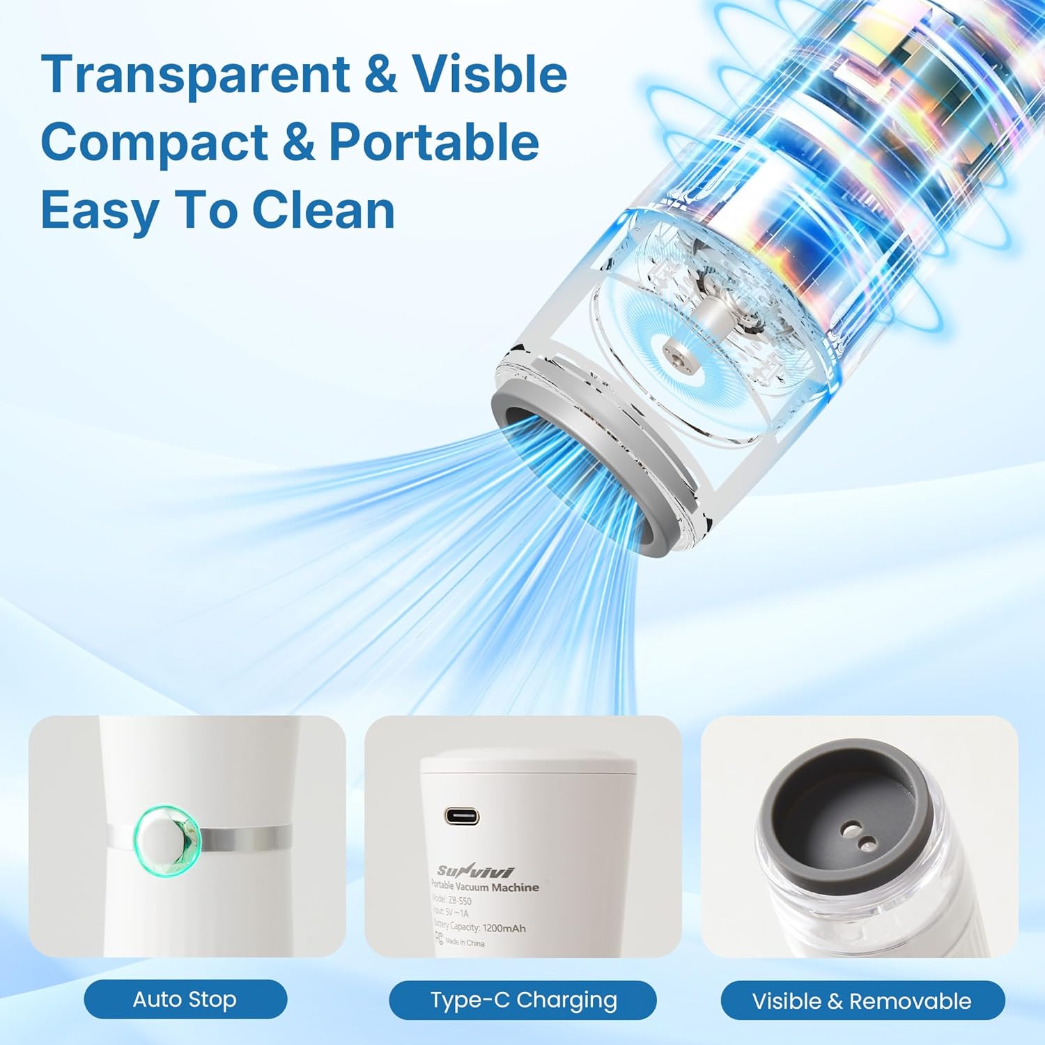 Sunvivi Portable Vacuum Sealer Machine