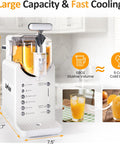 Sunvivi Slushie Machine for Home: 68oz Single-Tank Frozen Drink Maker