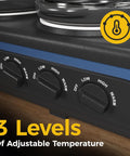 Sunvivi Triple Slow Cooker Buffet Servers and Warmer 3*2.5 Quarts
