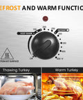 Sunvivi Turkey Roaster with 3 Separate Buffet Server Trays (18-20QT)